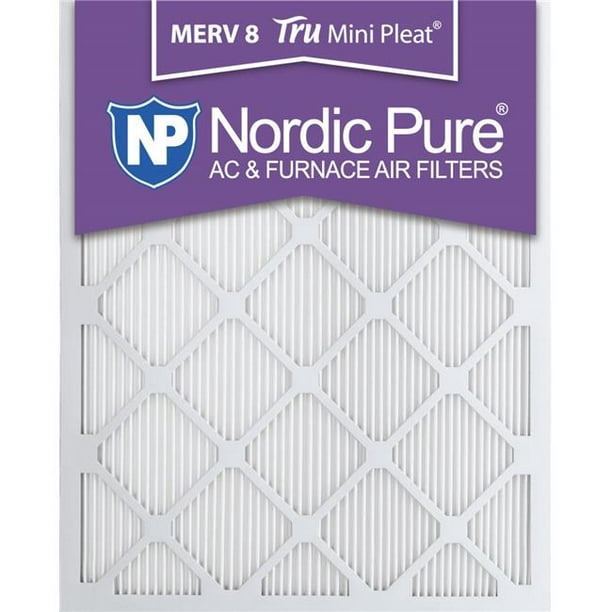 FPR 6 Air Filter 3-Pck Nordic Pure 16 x 25 x 2 Dust Reduction Pleated MERV 8
